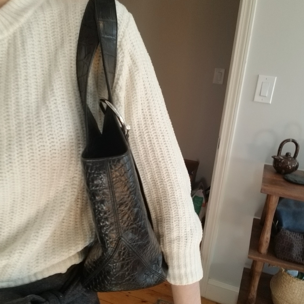 Elizabeth and James Finley Embossed Leather Tote Bag - Picture 7 of 9